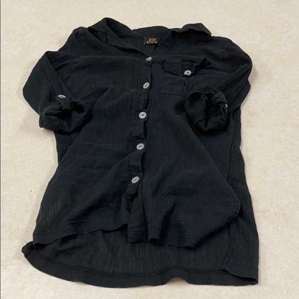 100% cotton button up